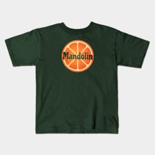 Mandolin Orange Retro Kids T-Shirt